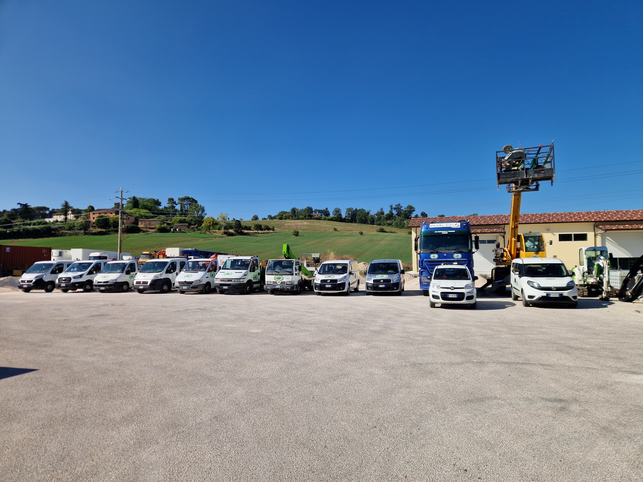 Flotta Infinity e organizzazione di cantiere